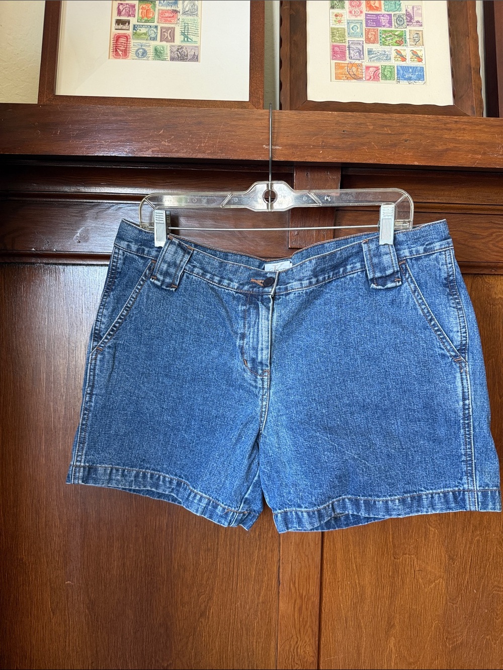 Vintage Calvin Klein Women's Denim Shorts - Classic Blue Wash